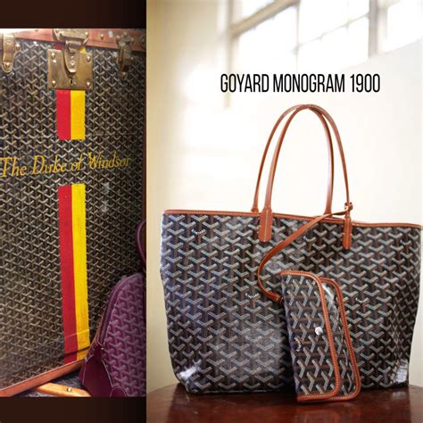 edmond maison monogram goyard|goyard canvas history.